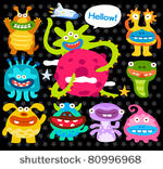 cute monster collection