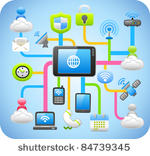 tablet pc cloud computing...