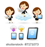beautiful business woman  smart ...