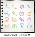 hand drawn working  tools icon...