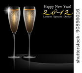 happy new year background with...