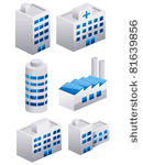 buildings vector collection set ...