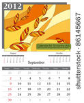 november. 2012 calendar. times...