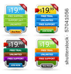 striped web banner