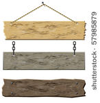 wood signboard