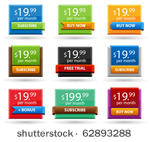 colored price tags  set of...