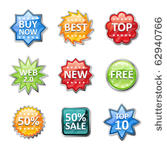 badges and price tags  sale...