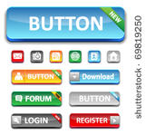 set glossy buttons  register ...