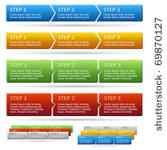 vector horizontal steps. 2...