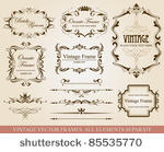 collection of different vintage ...