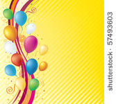 vector balloons celebration...