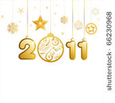 vector illustration of new year ...