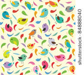 seamless pattern with colorful...