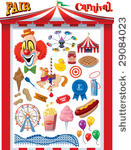 fair carnival vector graphics