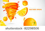 orange with juicy twister