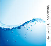 abstract vector water wave