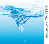 water vortex  vector realistic...