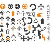 arrows  in different styles and ...