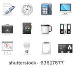 office and business icons