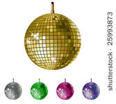 vector disco balls