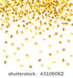 vector of falling down stars...