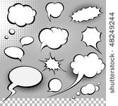 comic speech bubbles