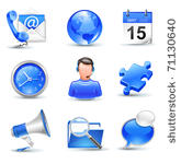 business icons set   mail  ...