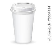 paper coffee cup vector...