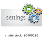 settings icon template part...