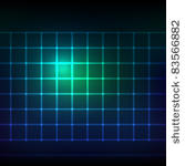 abstract glowing grid on dark...
