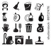 cleaning icons