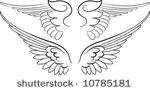 baroque wings in calligraphy...