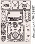 set of art deco frames. others...