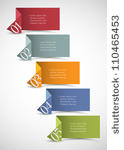 origami paper numbered banners ....