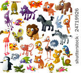 extra big vector animal set