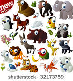 new extra big vector animal set