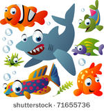 vector sea animals