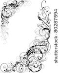 swirl floral design