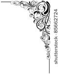 swirl black angle design