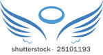 vector illustration of angel...
