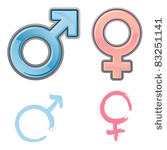 vector gender symbols