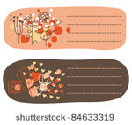 cute abstract banners