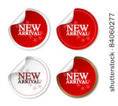 new arrival stickers