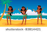 hawaiian dancing girls