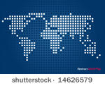 abstract world map