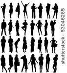 32 human shape silhouettes  ...