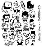 funny characters and doodles...