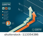 infographic isometric graph     ...