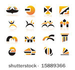 set of logos or design elements.