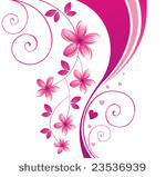 pink flower. floral background. ...